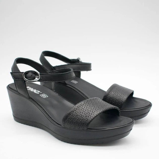 Sandały damskie Imac 508410 1400/011 37 23,8 cm Czarne (5084103370289) - obraz 2