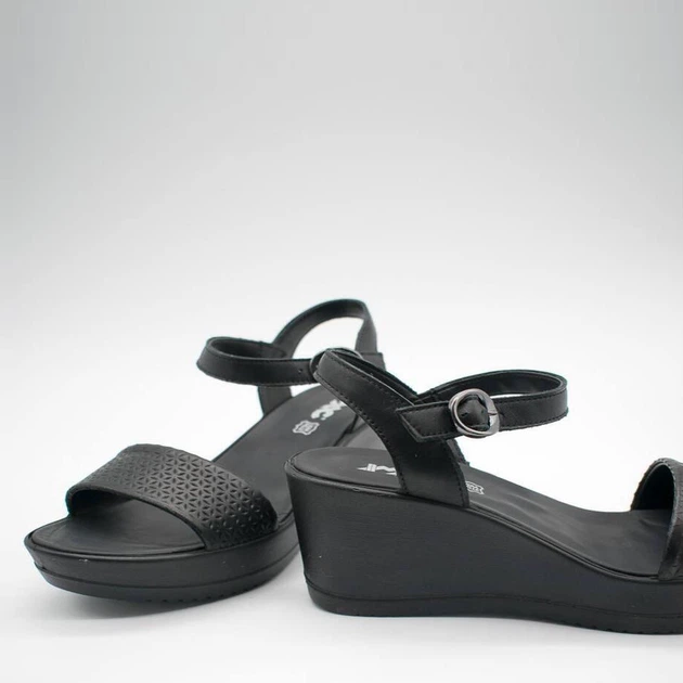 Sandały damskie Imac 508410 1400/011 37 23,8 cm Czarne (5084103370289) - obraz 4