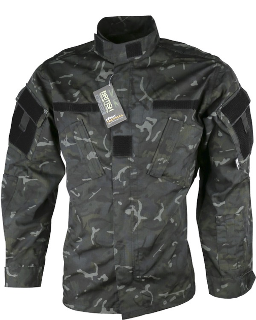 Сорочка тактична KOMBAT UK Assault Shirt ACU Style M мультікам чорний (kb-asacus-btpbl) - изображение 2