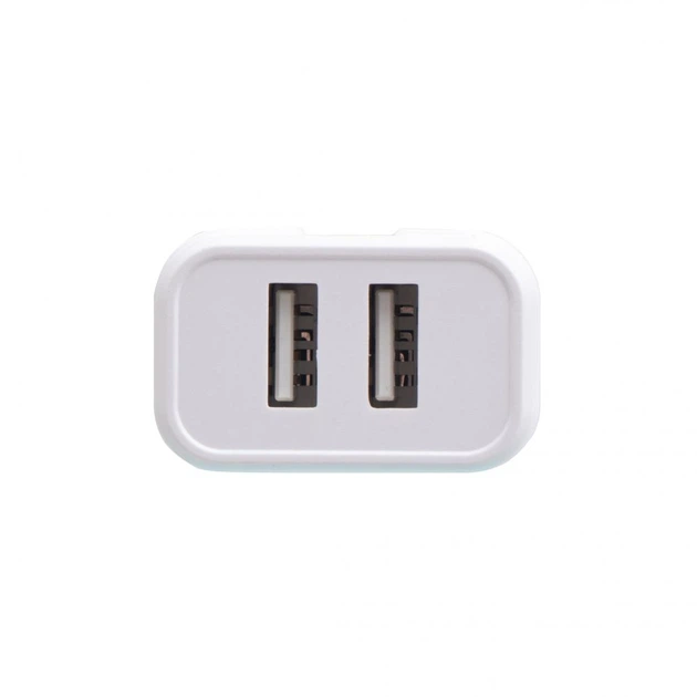 Сетевое Зарядное Устройство Borofone BA37A 2USB 2.4A 12W cable MicroUSB 1m, White - изображение 5