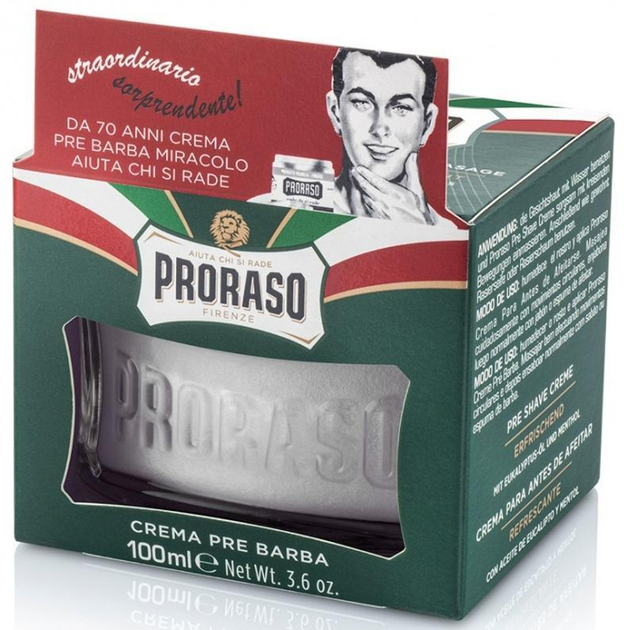 Освіжний і тонізувальний крем Proraso з екстрактом евкаліпта та ...
