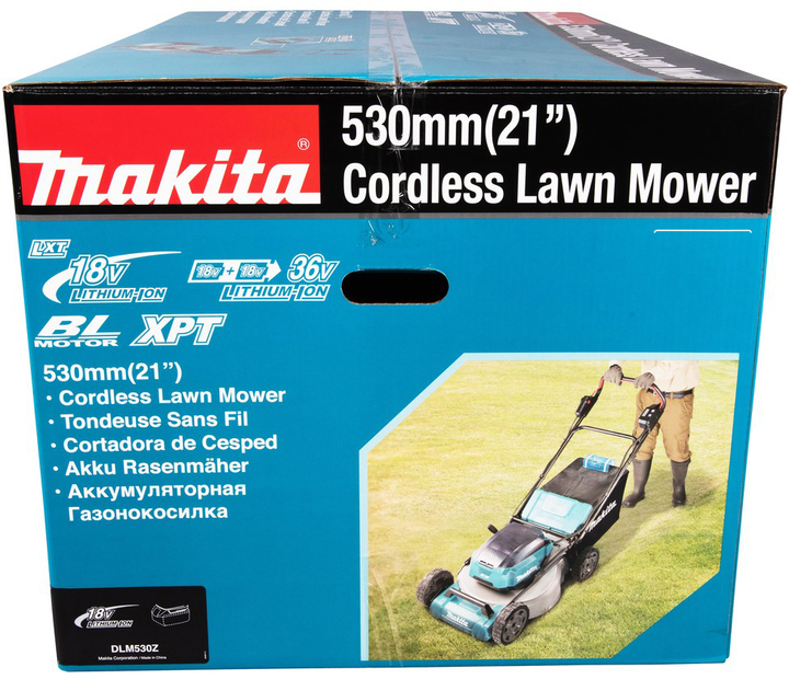 Газонокосарка Makita Black, Blue (DLM530Z) - зображення 7