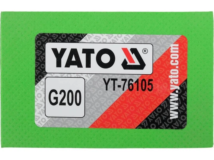 Губка абразивна, алмазна YATO YT-76105 для шліфування зі скла, граніту, кераміки: 90х60х30 мм., гранули G200 - зображення 3