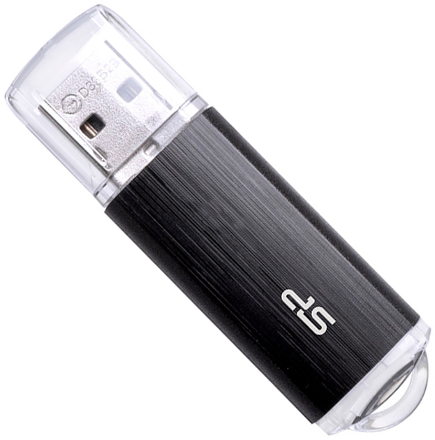 Pendrive Silicon Power Ultima U02 4GB USB 2.0 Czarny (SP004GBUF2U02V1K) - obraz 1