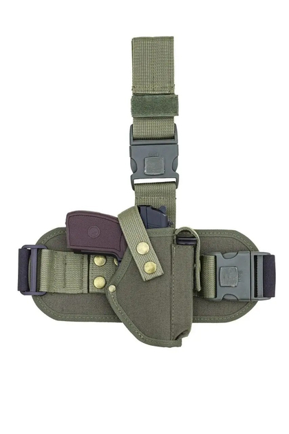 Тактична стегна кобура для пістолета макарова ПМ платформа oxford олива Зелений - зображення 1