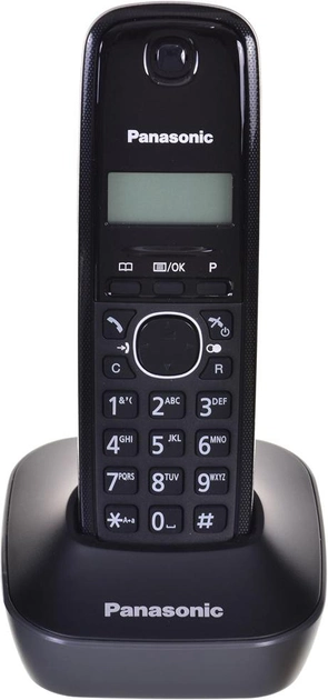 Telefon stacjonarny Panasonic KX-TG1611 PDH Czarny - obraz 1