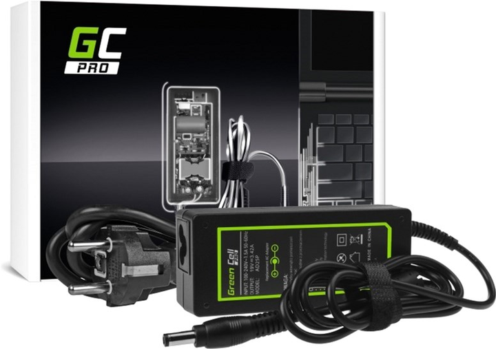 Блок живлення Green Cell для ноутбука Asus 19V 3.42A 65W (AD25P) - зображення 5