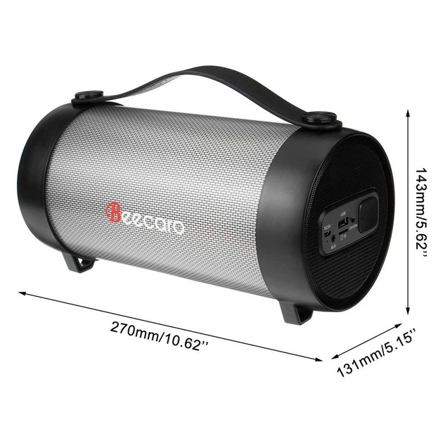 Портативная беспроводная Bluetooth колонка Beecaro with RGB Light RX22E |BT5.0, TWS, 6W, FM, AUX| - изображение 7