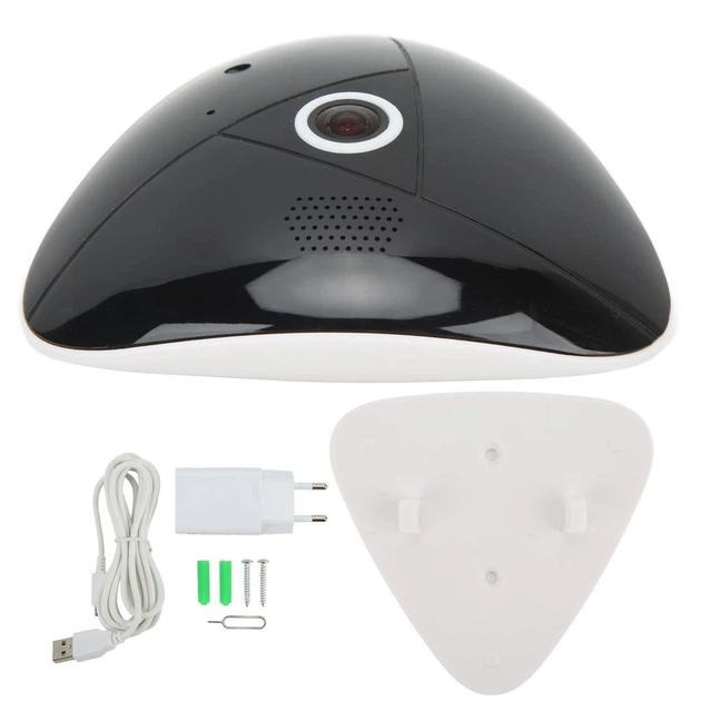 IP камера видеонаблюдения потолочная UKC VR360° WiFi, MicroSD панорамная, рыбий глаз, микрофон и динамик, датчик движения - изображение 7