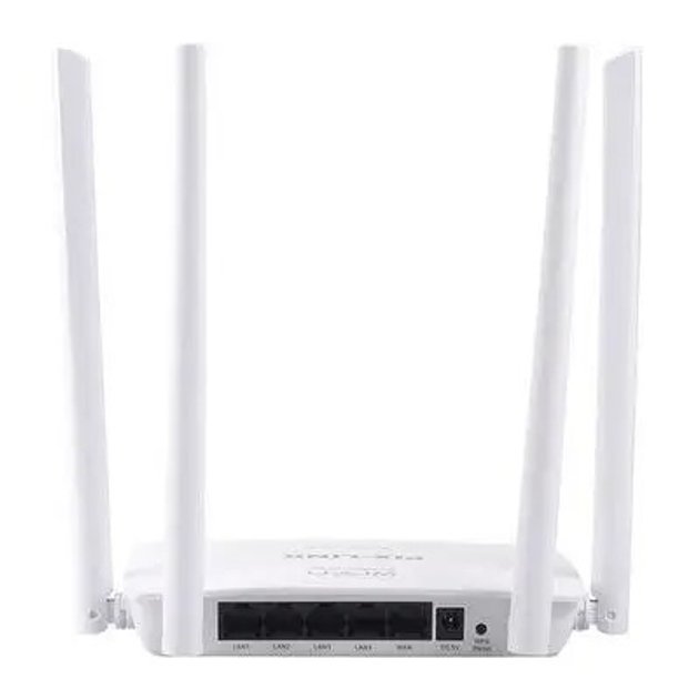Роутер маршрутизатор WiFi Pix-Link 4xLAN/1xWAN 802.11n, 2.4GHz 300 Mbps 4*5dBi антени Білий - зображення 3