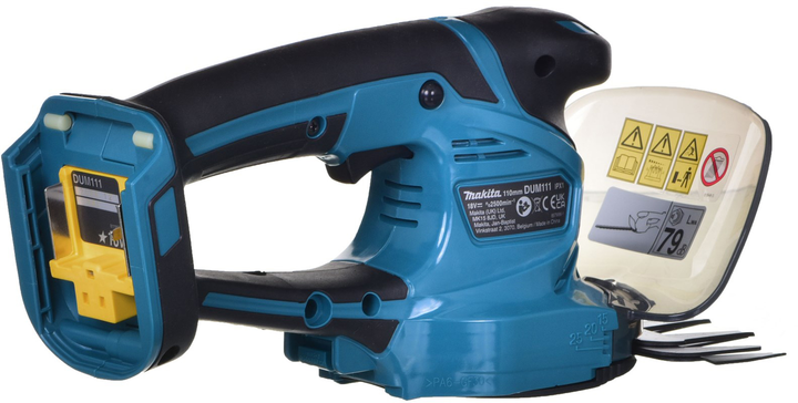 Ножиці Makita Lithium-ion (Li-Ion) 18 volt Black, Blue (DUM111ZX) - зображення 4
