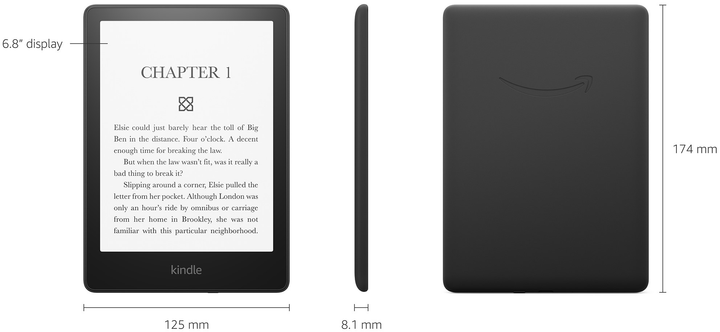 e-czytnik Kindle Paperwhite 5 11. generacji 8GB 2021 Reklamowana czarna (B08KTZ8249) - obraz 2
