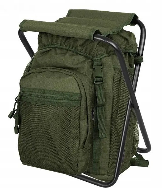 Рюкзак стілець Mil-Tec 14059001 Sturm 20 л Olive - зображення 1