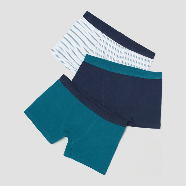 Zestaw 3 majtek dziecięcych OVS 1626067 158 cm zielony/niebieski (8052147463370) - obraz 1