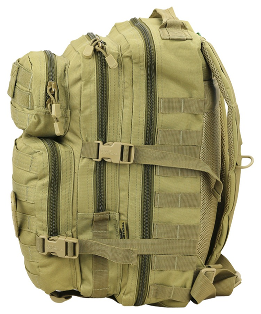 Рюкзак тактический Kombat UK Hex-Stop Small Molle Assault 28L Койот (KB-HSSMAP-COY) - изображение 2