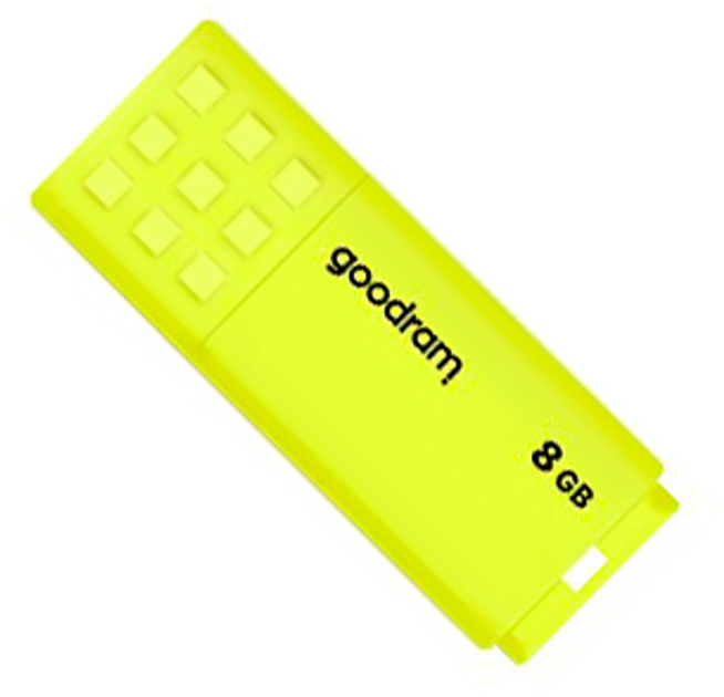 Pendrive Goodram UME2 8GB USB 2.0 Zolty (UME2-0080Y0R11) - obraz 1