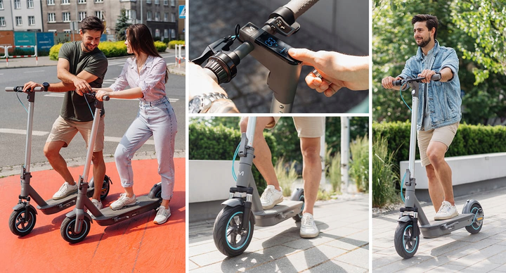 Електросамокат Motus Scooty 10 Plus 2022 Grey - зображення 9