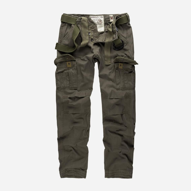 Тактические штаны Surplus Premium Trousers Slimmy 05-3602-01 S Оливковые - изображение 1