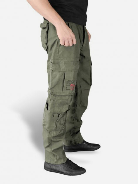 Тактические штаны Surplus Airborne Slimmy Trousers 05-3603-61 M Оливковые - изображение 2