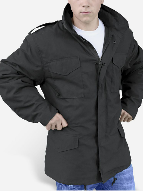 Тактична куртка Surplus Us Fieldjacket M69 20-3501-03 M Чорна - зображення 2