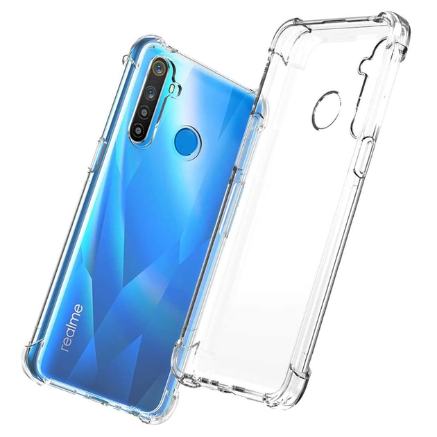Чехол Fiji Proof для Realme 6i бампер с усиленными бортами Transparent - изображение 2