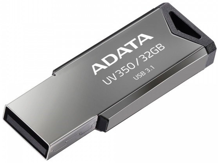 ADATA UV350 32GB USB 3.1 Metallic (AUV350-32G-RBK) - зображення 2