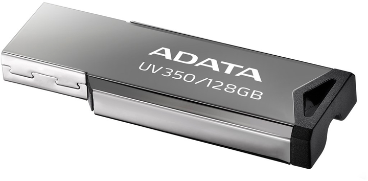 ADATA UV350 128GB USB 3.1 Metallic (AUV350-128G-RBK) - зображення 2