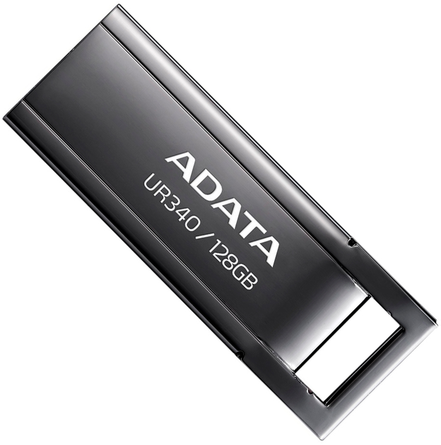 ADATA UR340 128GB USB 3.2 Black (AROY-UR340-128GBK) - зображення 1