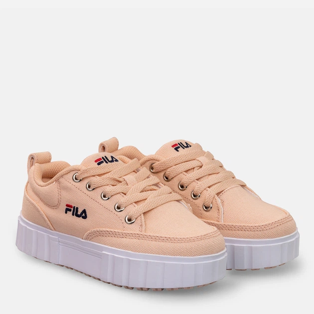 Tenisówki dziecięce dla dziewczynki Fila FFK0039-40064 32 20.4 cm Beżowe (8719477785434) - obraz 2