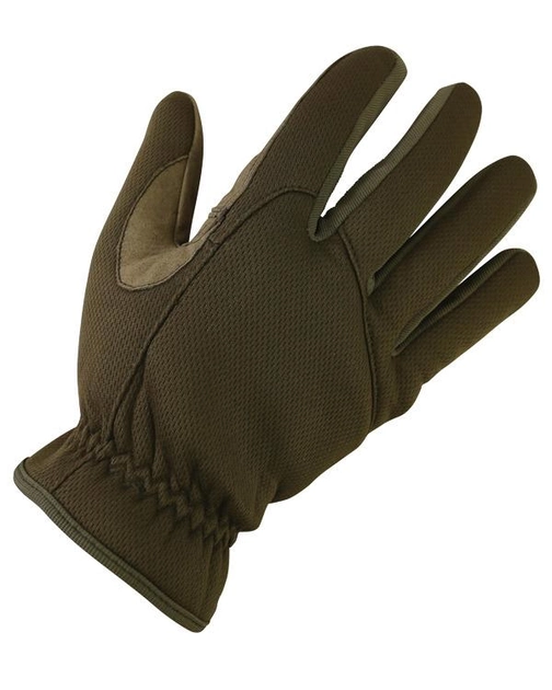 Рукавички тактичні KOMBAT UK Delta Fast Gloves, койот, S - изображение 1