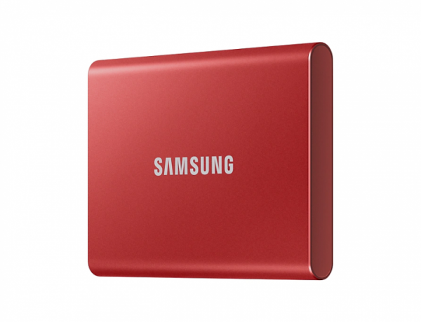 SSD накопитель samsung t7 2tb usb 3.2 gen.2 red (mu-pc2t0r/ww) - изображение 4