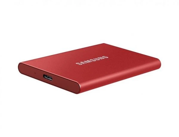 SSD накопитель samsung t7 2tb usb 3.2 gen.2 red (mu-pc2t0r/ww) - изображение 7
