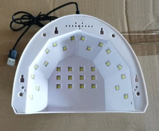 Лампа SUNone 48W з USB LED/UV Nail Lamp для гель лаку сушка нігтів Біла (код: LEDUV365) - зображення 4