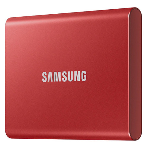 SSD накопитель внешний Samsung T7 1TB Red (MU-PC1T0R/WW) – фото, отзывы ...