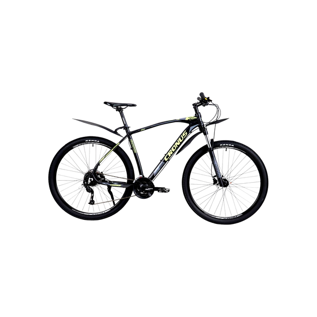 Велосипед CRONUS Fantom 27.5" 19.5" чорний-салатовий - зображення 2