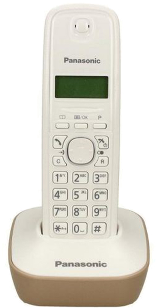 Telefon stacjonarny Panasonic KX-TG1611 PDJ Beżowy - obraz 1