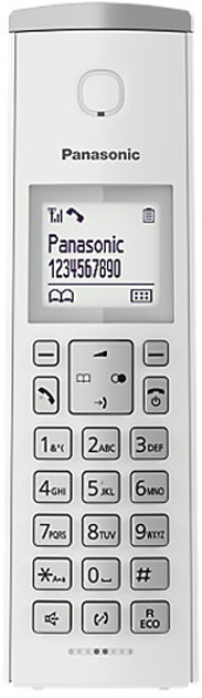 Телефон стаціонарний Panasonic KX-TGK210 PDW White - зображення 4
