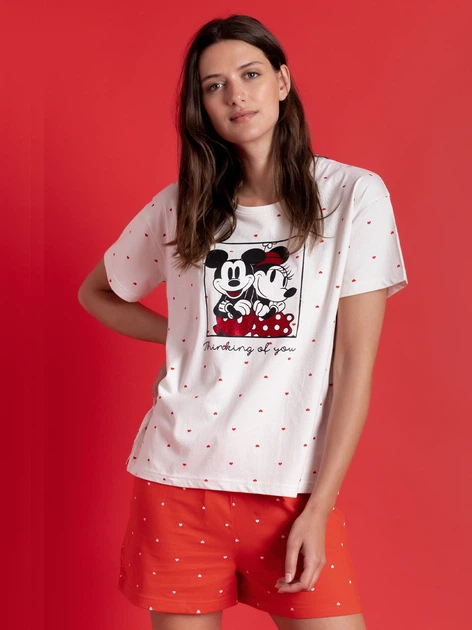 Piżama Admas Disney 60519 L czerwona (8433623671630) - obraz 4