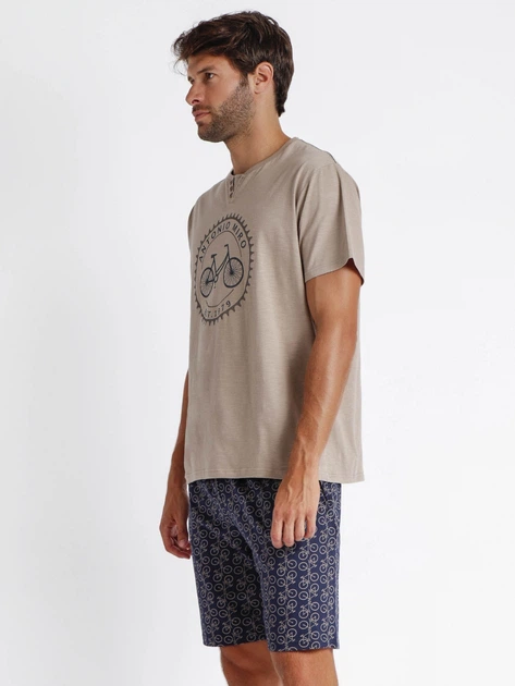 Piżama Admas Antonio Miro 60901 XXL Beżowy (8433623648410) - obraz 3