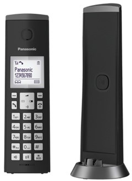 Телефон стаціонарний Panasonic KX-TGK210 PDB Black - зображення 1