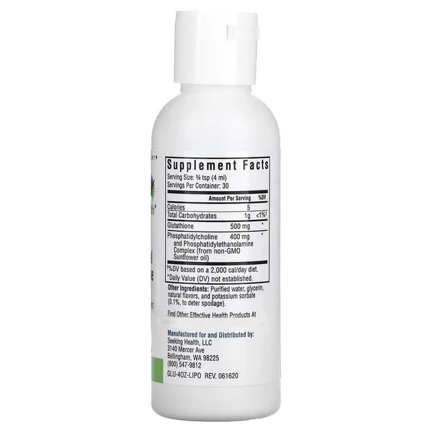 seeking health optimal liposomal glutathione Glutathione Liposomal 1.7 oz main image 0