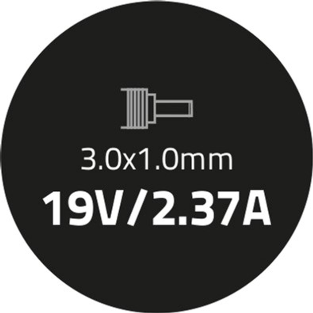 Zasilacz Qoltec do laptopa Asus 19V 2.37A 45W (3x1) (51508.45W) - obraz 3