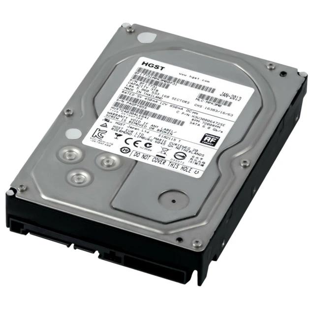 Жорсткий диск 3.5 2TB WDC Hitachi HGST (# HUA723020ALA640 #) - зображення 2