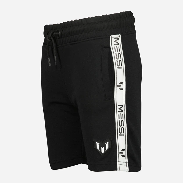 Krótkie spodenki młodzieżowe chłopięce na WF Messi C104KBN46001 140 cm Czarne (8720834032436) - obraz 3
