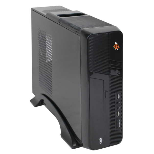 Корпус LP S605 BK 400W Slim 2xUSB 2.0 - изображение 2