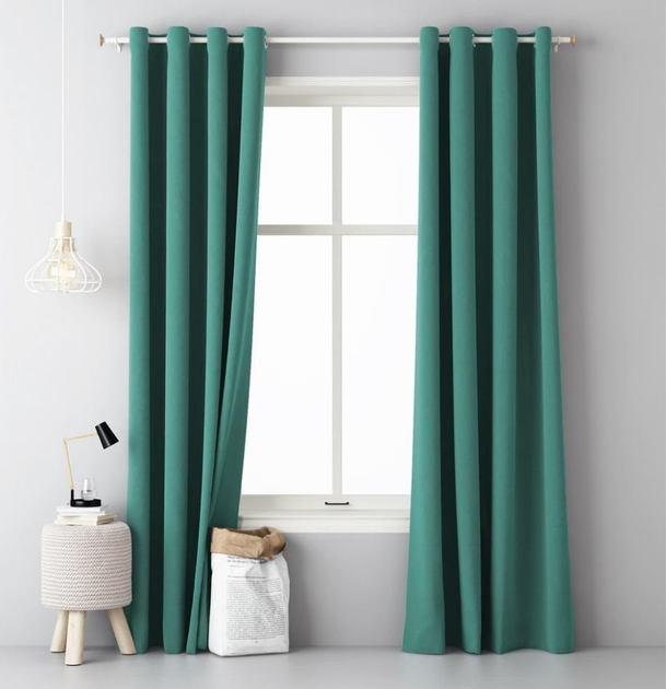 Kurtyna Pokój 99 Aura 140x250 cm Zielony - obraz 2