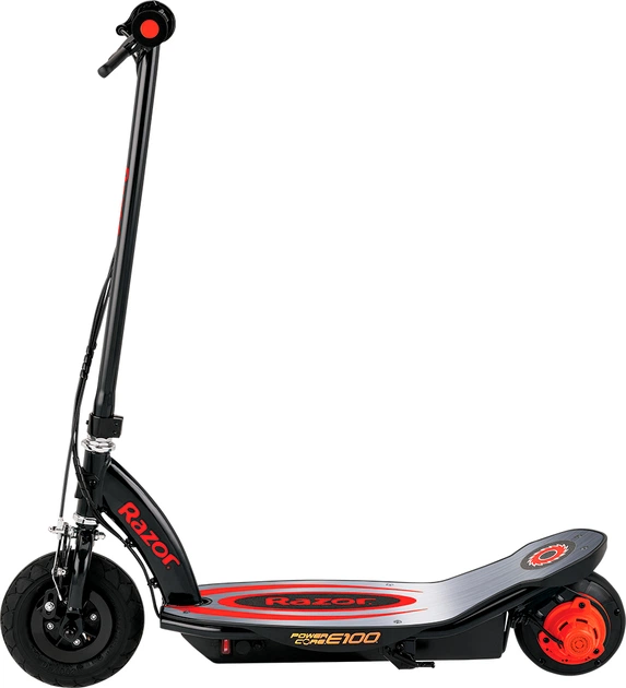 Hulajnoga elektryczna Razor Power Core E100 czarno-czerwona (0845423020118) - obraz 2