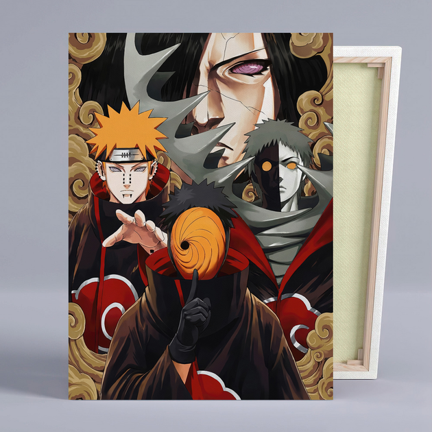 Картина Наруто - Клан Акацуки 30х40 см Без рамки NR0118-1