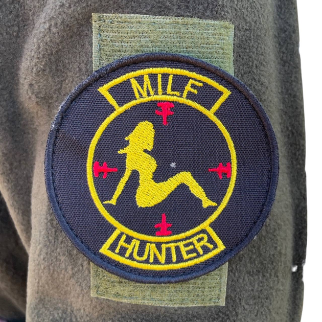 Нашивка Шеврон "Milf Hunter" - зображення 1