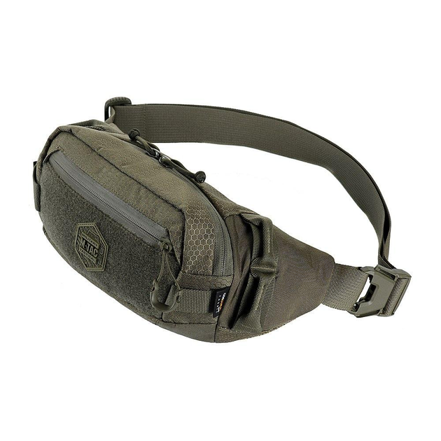 M-Tac сумка Waist Bag Elite Hex Ranger Green, сумка на пояс, тактична сумка - бананка від бренду M-Tac Olivе - зображення 2